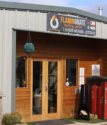 Stove showroom Dawlish Devon